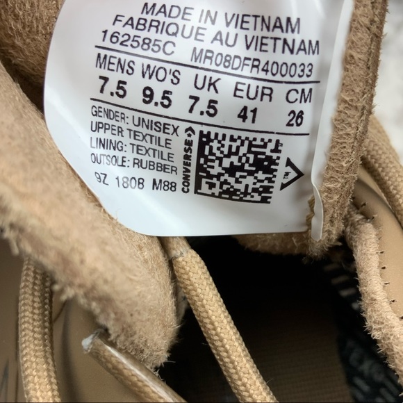 NIB Converse One Star Mountain Club 18 Ox men 7.5 - Picture 7 of 8